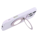 EIDERWOOD iPhone 16 Pro Hybrid Mobil Cover inkl. Kickstand m. Spejl - Lys Lilla