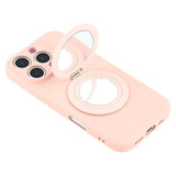 EIDERWOOD iPhone 16 Pro Hybrid Mobil Cover inkl. Kickstand m. Spejl - Lyserød