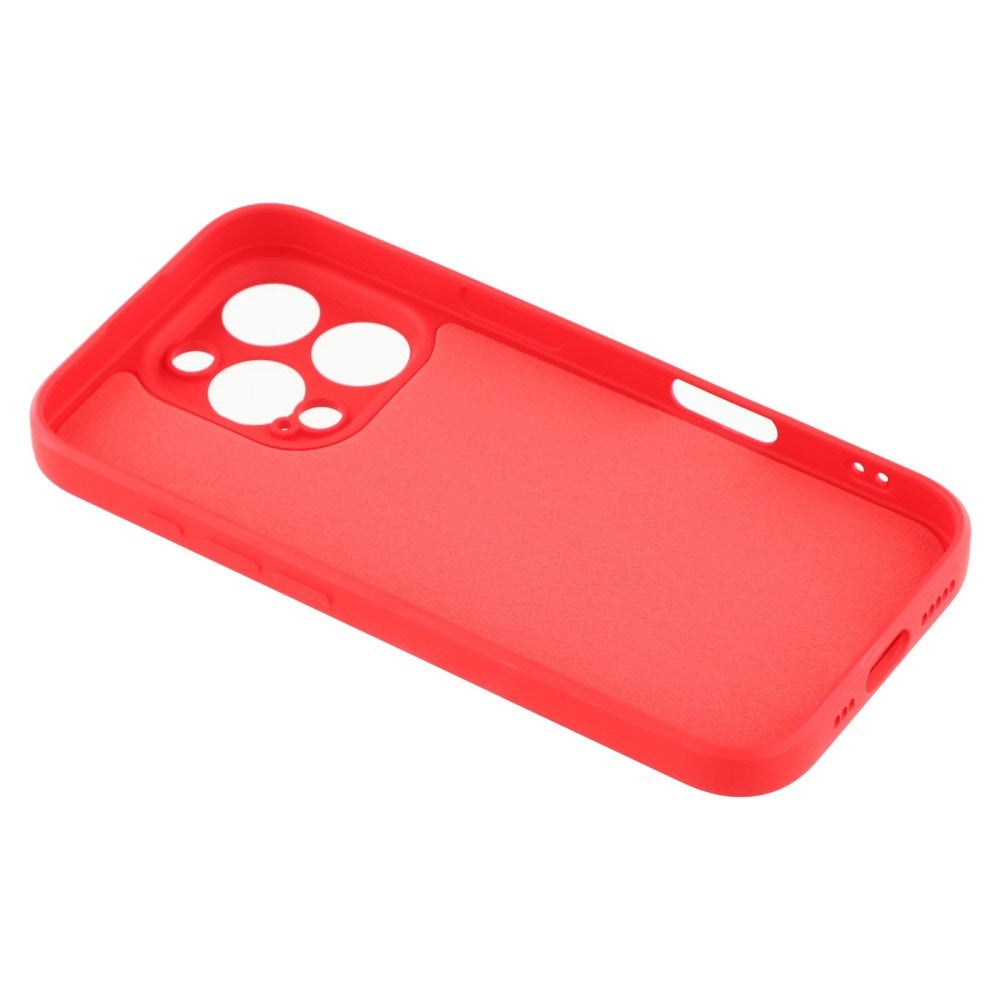 EIDERWOOD iPhone 16 Pro Hybrid Mobil Cover inkl. Kickstand m. Spejl - Rød