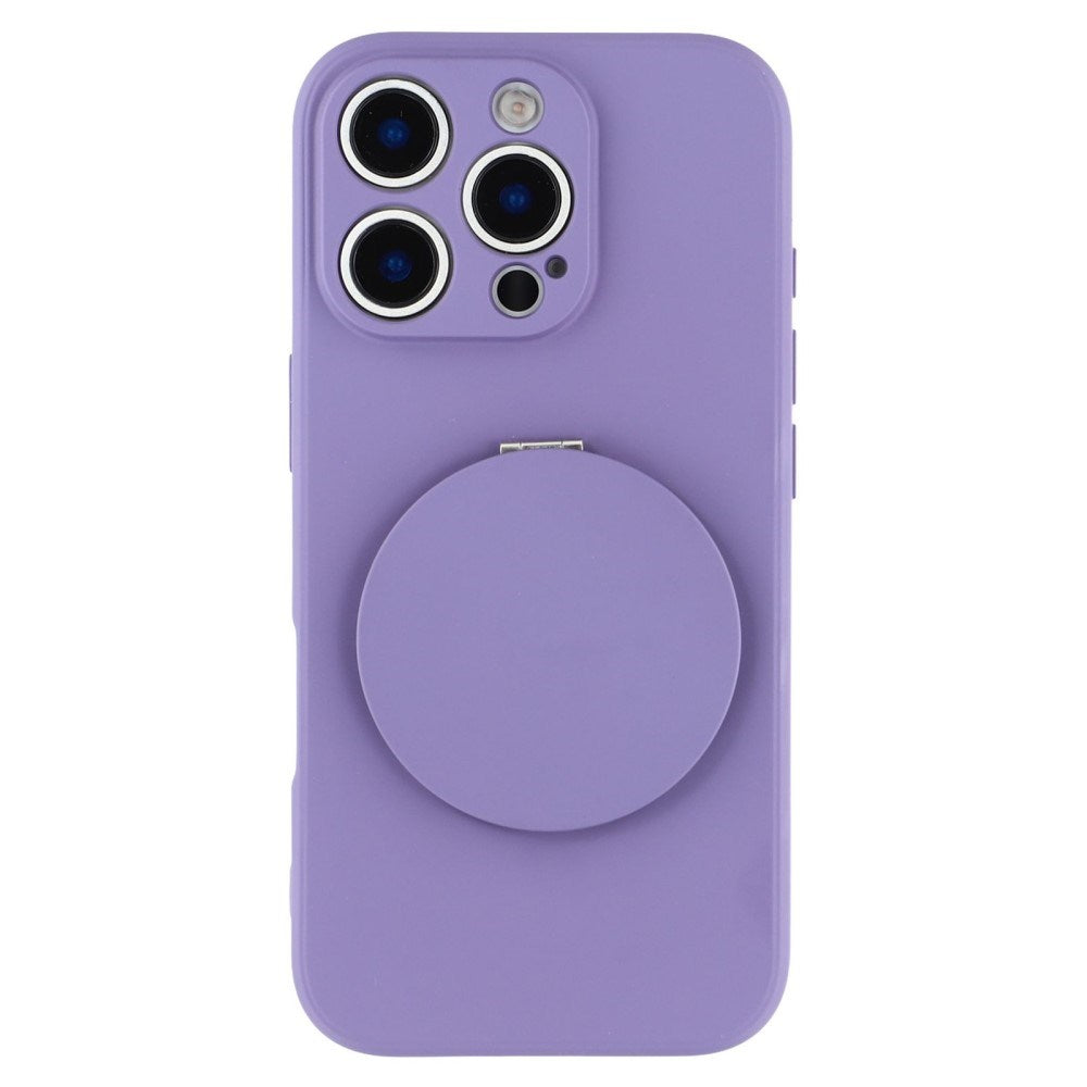 EIDERWOOD iPhone 16 Pro Hybrid Mobil Cover inkl. Kickstand m. Spejl - Lilla