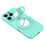 EIDERWOOD iPhone 16 Pro Hybrid Mobil Cover inkl. Kickstand m. Spejl - Neon Grøn