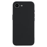 iPhone 17e / 16e Beskyttelsessæt m. Fleksibelt Plast Mobil Cover & Skærmbeskyttelse - Sort