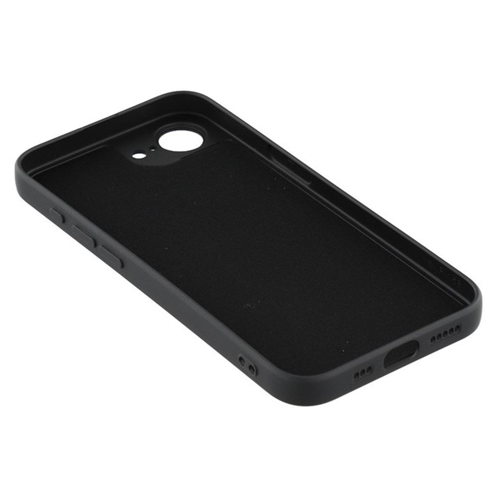 iPhone 17e / 16e Beskyttelsessæt m. Fleksibelt Plast Mobil Cover & Skærmbeskyttelse - Sort