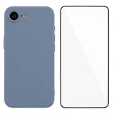 iPhone 17e / 16e Beskyttelsessæt m. Fleksibelt Plast Mobil Cover & Skærmbeskyttelse - Lavendel