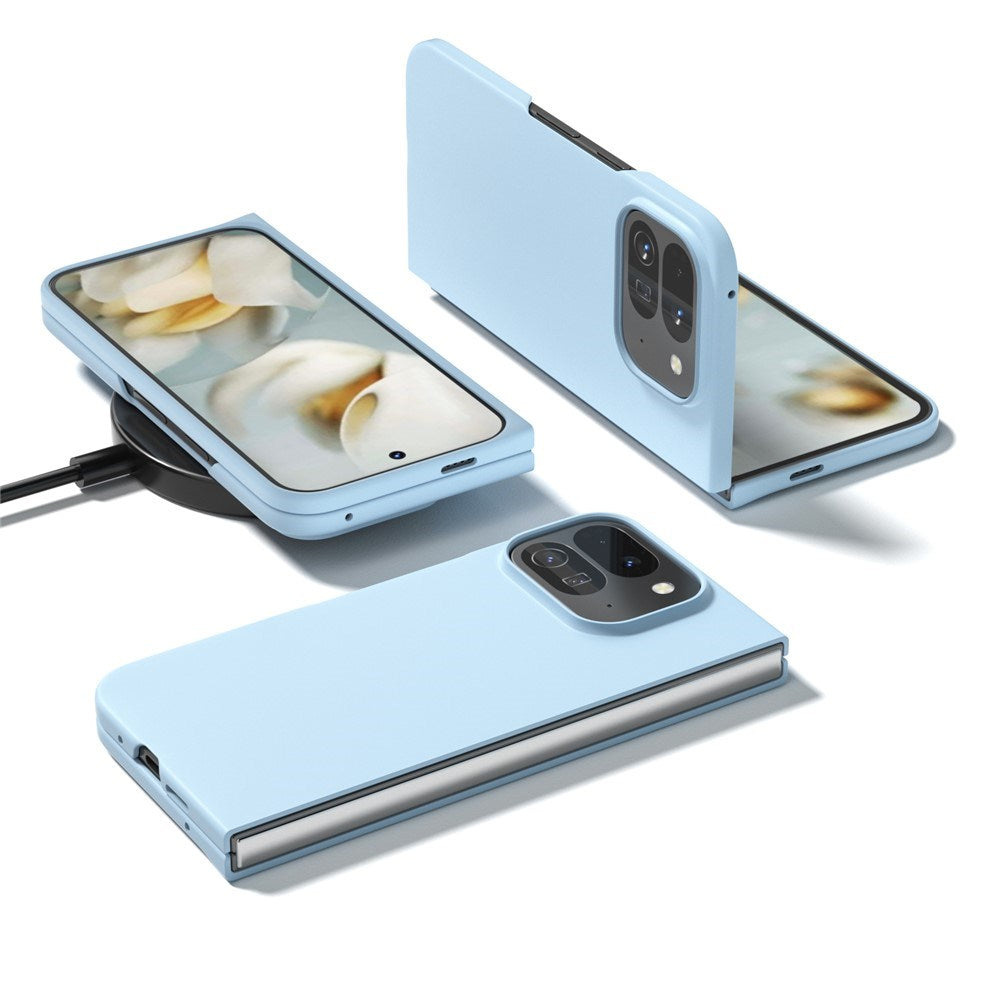 EIDERWOOD Google Pixel 10 Pro Fold Mat Hårdt Plastik Mobil Cover - Lyseblå