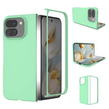 EIDERWOOD Google Pixel 10 Pro Fold Mat Hårdt Plastik Mobil Cover - Lysegrøn