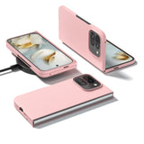 EIDERWOOD Google Pixel 10 Pro Fold Mat Hårdt Plastik Mobil Cover - Lyserød