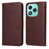 Honor 400 Lite - EIDERWOOD Kunstlæder Flip Cover m. Strop - Brun