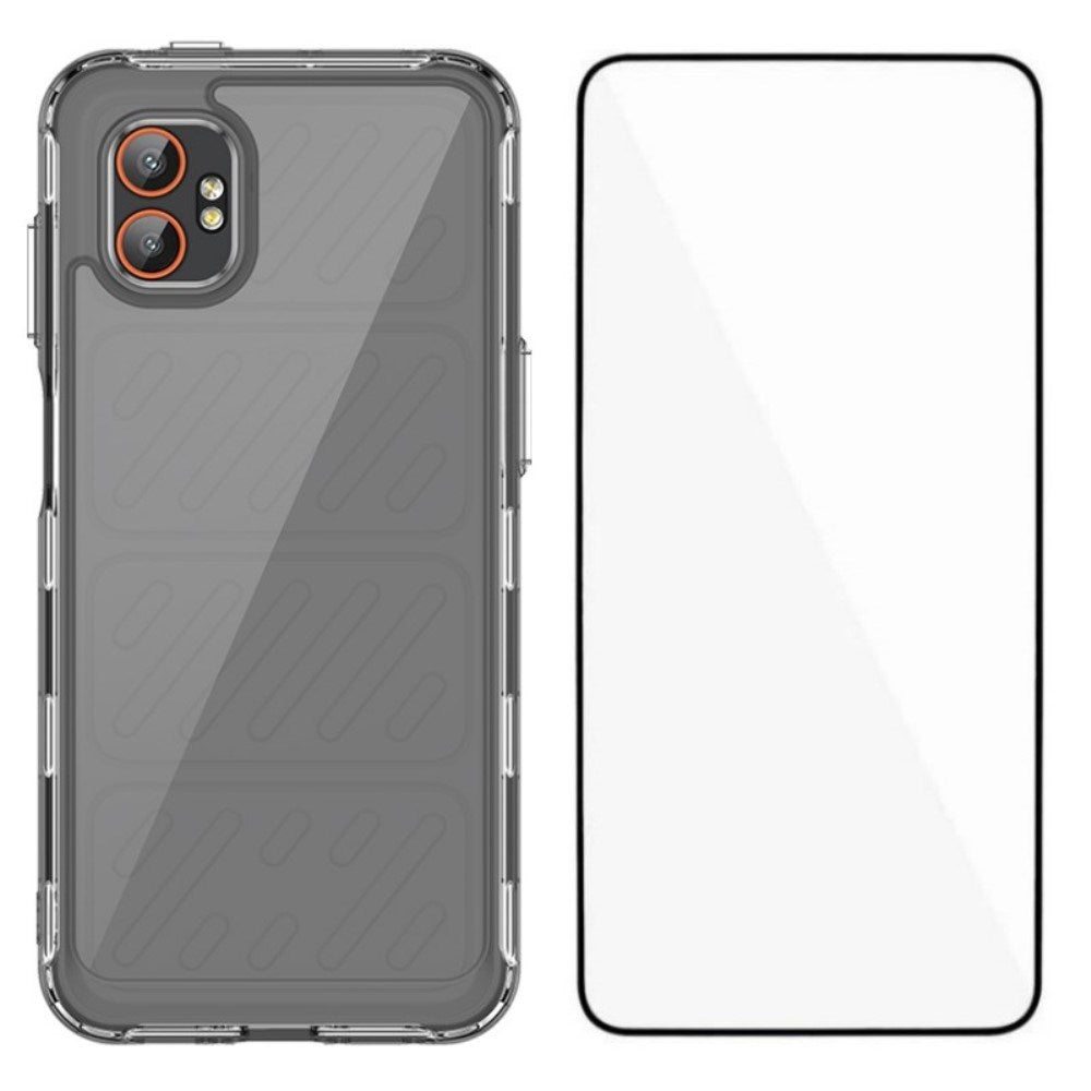 EIDERWOOD 2-i-1 Beskyttelsessæt til Samsung Galaxy Xcover 7 Pro m. Cover & Skærmbeskyttelse - Gennemsigtig