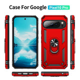 EIDERWOOD Google Pixel 10 / 10 Pro Håndværker Mobil Cover m. 360 Roterbar Kickstand - Rød