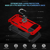 EIDERWOOD Google Pixel 10 / 10 Pro Håndværker Mobil Cover m. 360 Roterbar Kickstand - Rød