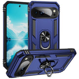 EIDERWOOD Google Pixel 10 / 10 Pro Håndværker Mobil Cover m. 360 Roterbar Kickstand - Blå
