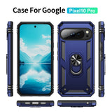 EIDERWOOD Google Pixel 10 / 10 Pro Håndværker Mobil Cover m. 360 Roterbar Kickstand - Blå