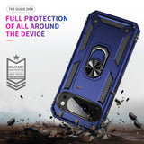 EIDERWOOD Google Pixel 10 / 10 Pro Håndværker Mobil Cover m. 360 Roterbar Kickstand - Blå