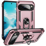 EIDERWOOD Google Pixel 10 / 10 Pro Håndværker Mobil Cover m. 360 Roterbar Kickstand - Rose Gold