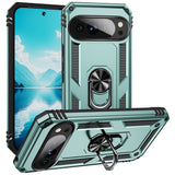 EIDERWOOD Google Pixel 10 / 10 Pro Håndværker Mobil Cover m. 360 Roterbar Kickstand - Grøn