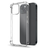 iPhone 15 NORTHJO 2-i-1 Beskyttelsessæt m. Stødabsorberende Fleksibelt Plastik Cover & Hærdet Skærmbeskyttelsesglas - Gennemsigtig