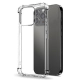 iPhone 15 Pro NORTHJO 2-i-1 Beskyttelsessæt m. Stødabsorberende Fleksibelt Plastik Cover & Hærdet Skærmbeskyttelsesglas - Gennemsigtig