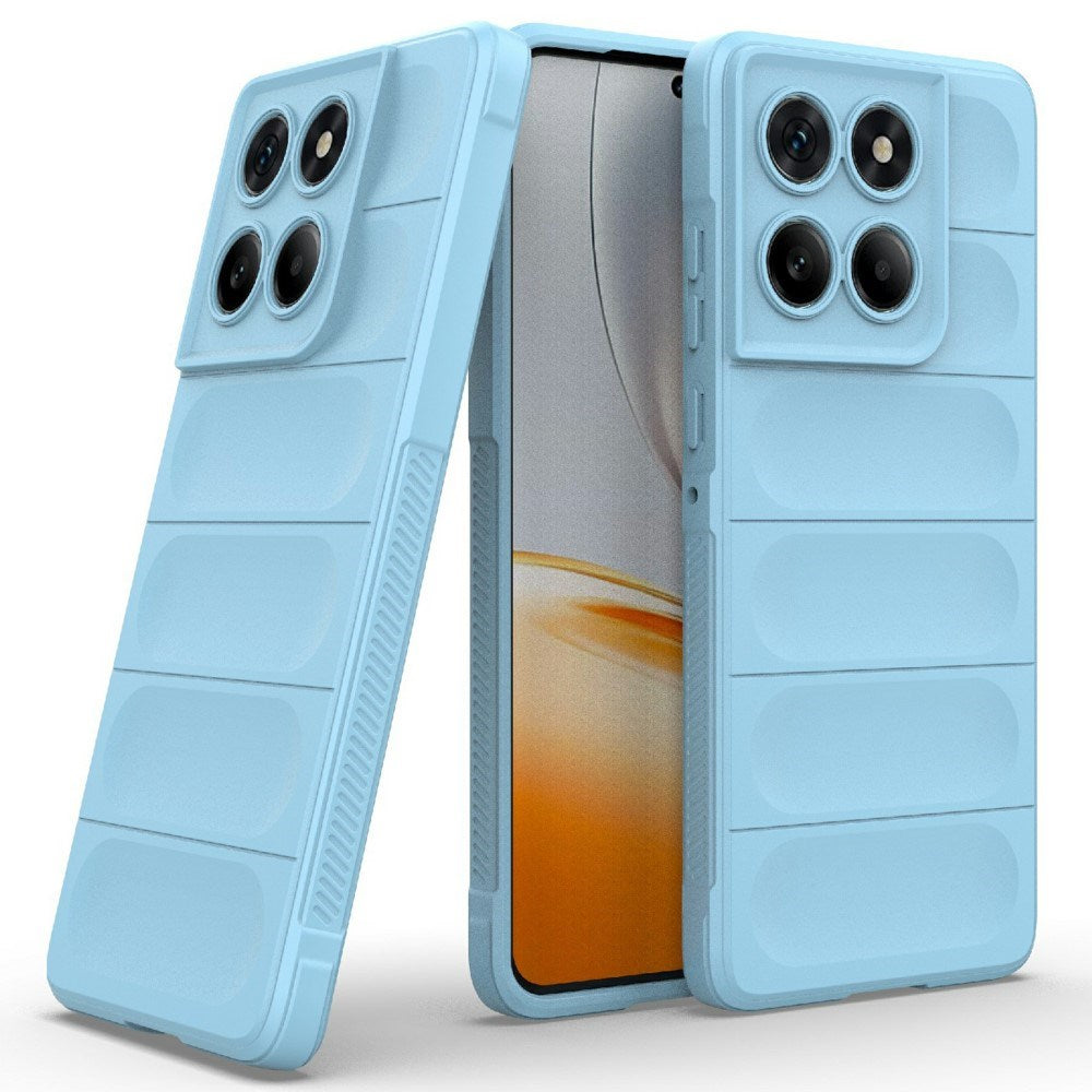 EIDERWOOD - Motorola Edge 60 Fusion - Fleksibelt Plastik Cover - Lyseblå