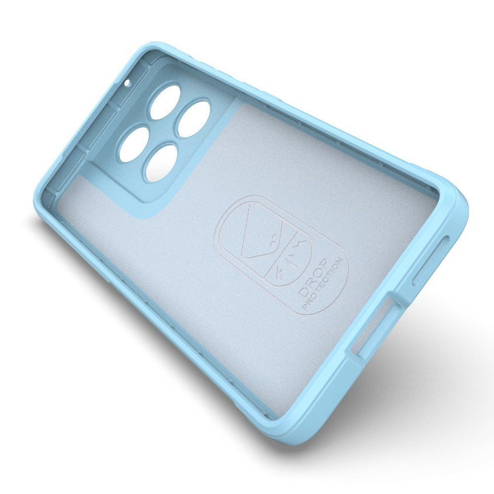 EIDERWOOD - Motorola Edge 60 Fusion - Fleksibelt Plastik Cover - Lyseblå