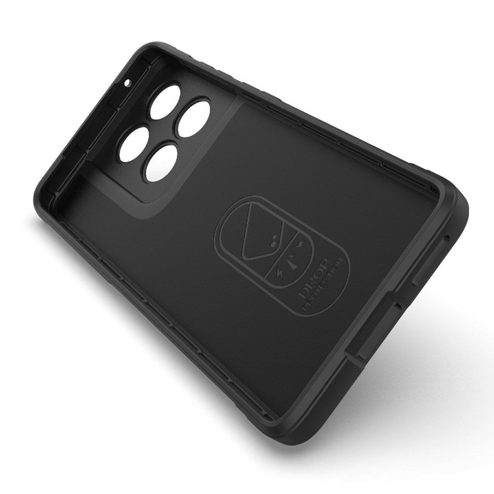 EIDERWOOD - Motorola Edge 60 Fusion - Fleksibelt Plastik Cover - Sort