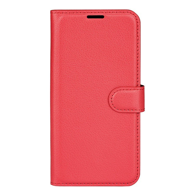 Google Pixel 10 Pro XL - EIDERWOOD Kunstlæder Flip Cover m. Kortholder & Ståfunktion - Rød