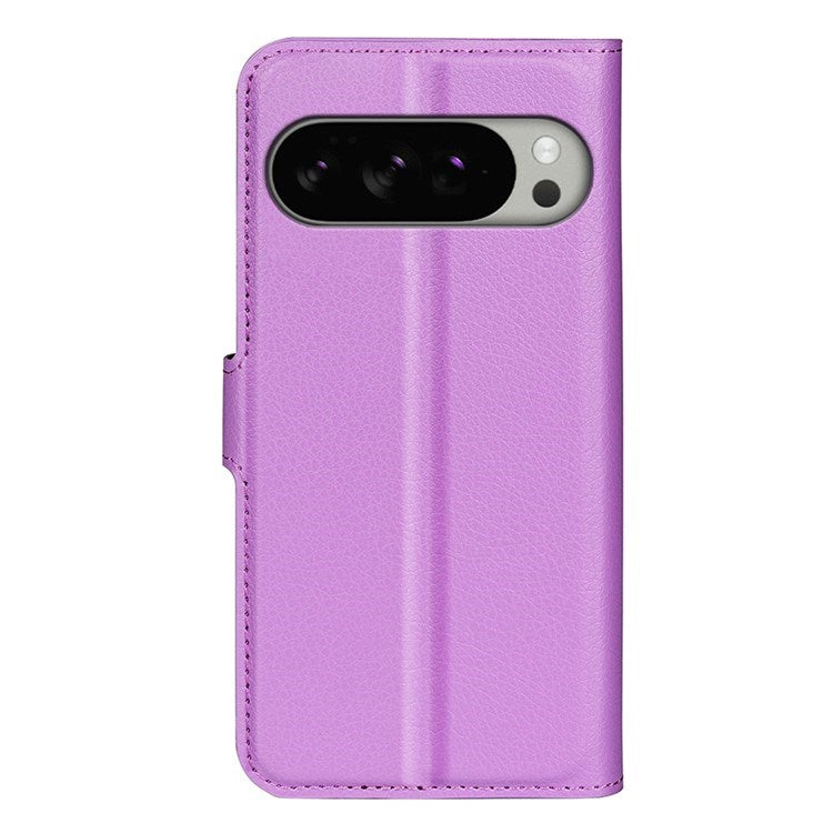 Google Pixel 10 Pro XL - EIDERWOOD Kunstlæder Flip Cover m. Kortholder & Ståfunktion - Lilla