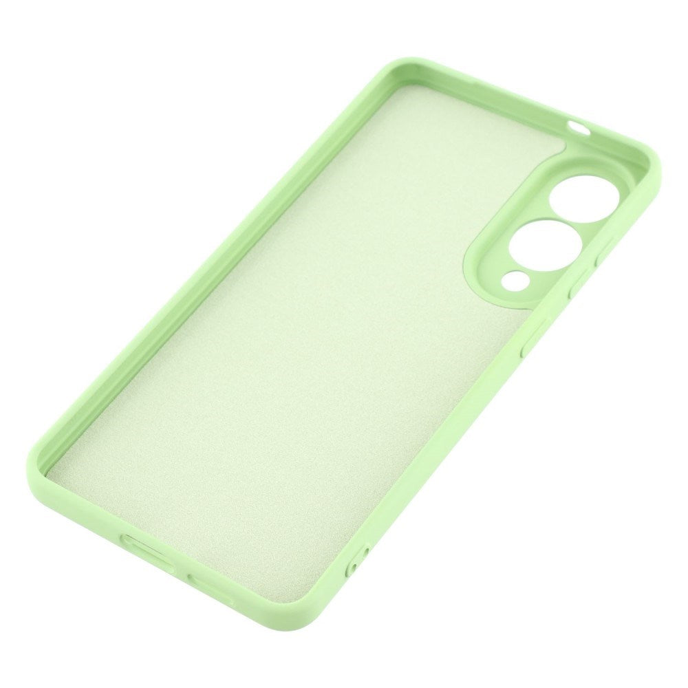 Samsung Galaxy S25 Edge - EIDERWOOD Foret Fleksibelt Plast Cover - Lysegrøn