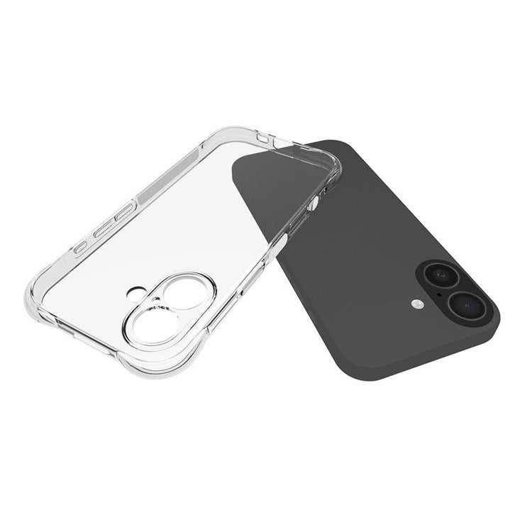 EIDERWOOD iPhone 17 Fleksibelt Plastik Mobil Cover m. Forstærkede Hjørner - Gennemsigtig
