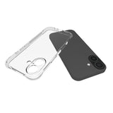 EIDERWOOD iPhone 17 Fleksibelt Plastik Mobil Cover m. Forstærkede Hjørner - Gennemsigtig