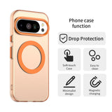 EIDERWOOD Google Pixel 10 / 10 Pro Hybrid Plast Bagside Cover - MagSafe Kompatibel - Gennemsigtig / Orange