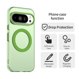EIDERWOOD Google Pixel 10 / 10 Pro Hybrid Plast Bagside Cover - MagSafe Kompatibel - Gennemsigtig / Grøn