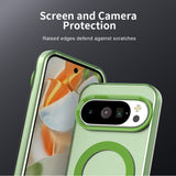 EIDERWOOD Google Pixel 10 / 10 Pro Hybrid Plast Bagside Cover - MagSafe Kompatibel - Gennemsigtig / Grøn