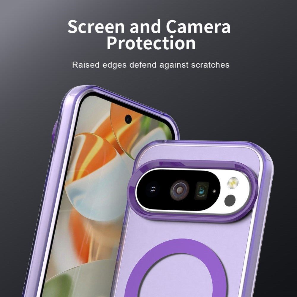 EIDERWOOD Google Pixel 10 / 10 Pro Hybrid Plast Bagside Cover - MagSafe Kompatibel - Gennemsigtig / Lilla