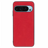 Google Pixel 10 / 10 Pro - EIDERWOOD Kunstlæderbelagt Plastik Cover - Rød