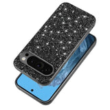 Google Pixel 10 / 10 Pro - EIDERWOOD Glitter Cover - Sort