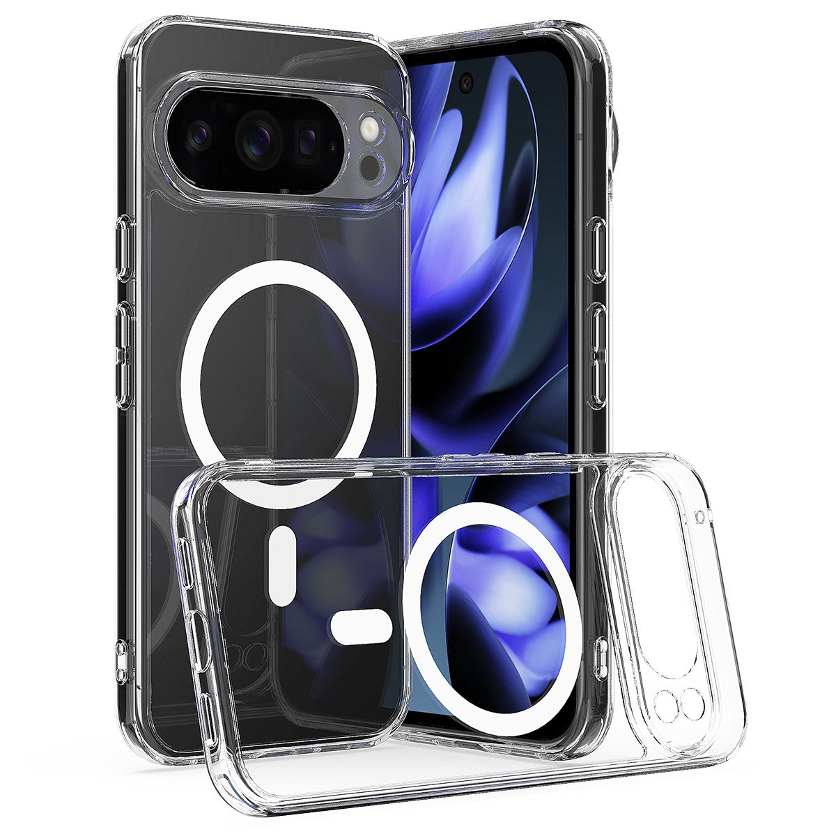 Google Pixel 10 Pro XL - EIDERWOOD Hybrid Plastik Cover - MagSafe Kompatibel - Gennemsigtig