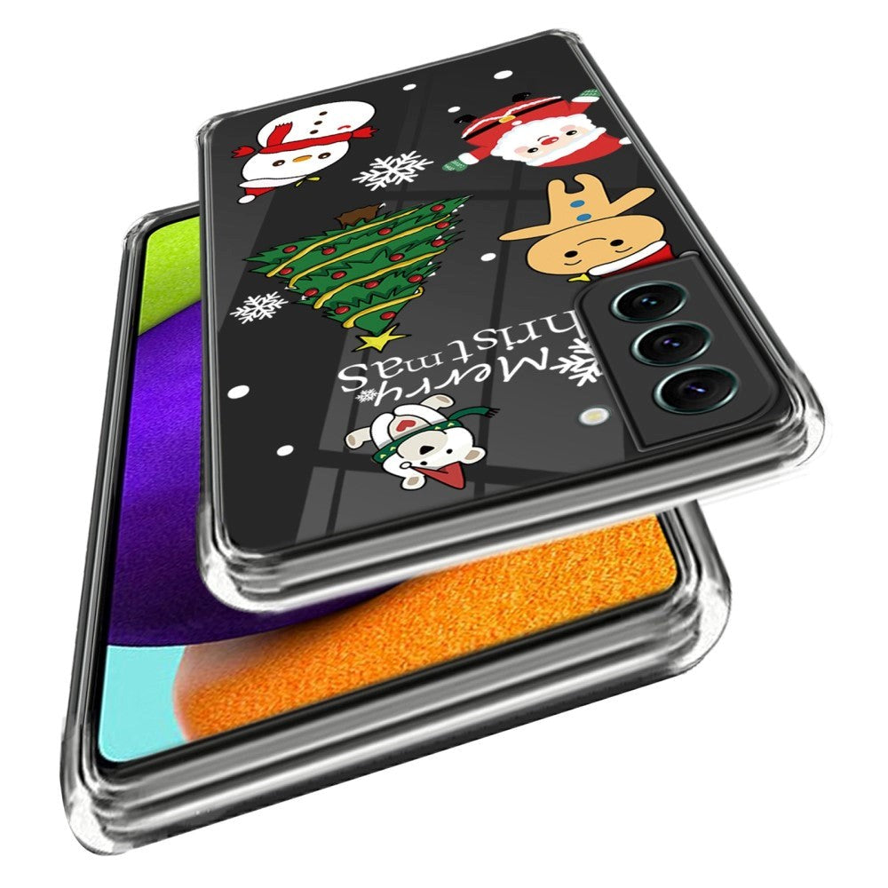 Samsung Galaxy S23 TPU Plast Mobil Julecover - Søde Julefigurer