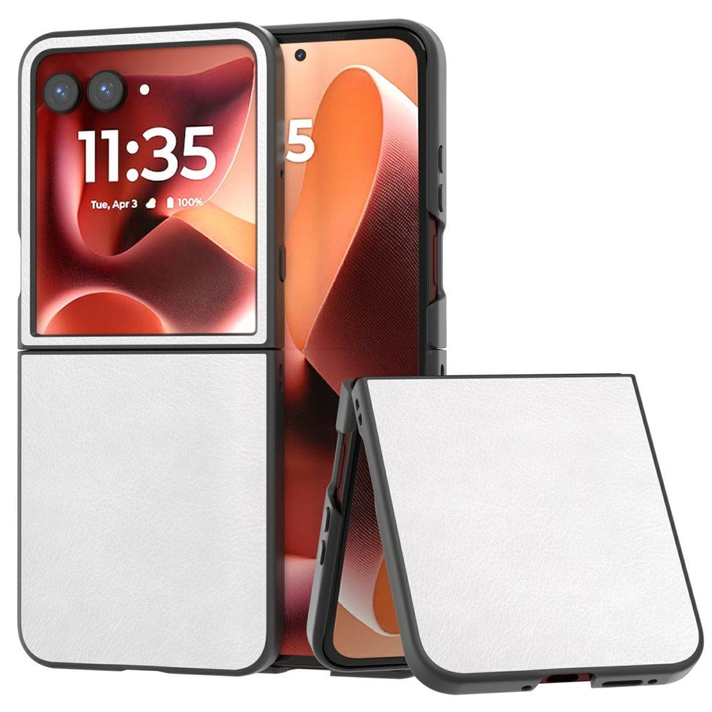 EIDERWOOD Motorola Razr 60 Ultra / Razr 70 Ultra Kunstlæder Mobil Cover - Hvid