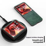 EIDERWOOD Motorola Razr 60 Ultra Kunstlæder Mobil Cover - Grøn