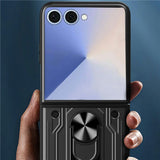 Samsung Galaxy Z Flip7 - EIDERWOOD Hybrid Håndværker Cover m. Kickstand - Sort