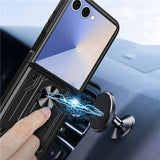 Samsung Galaxy Z Flip7 - EIDERWOOD Hybrid Håndværker Cover m. Kickstand - Rød