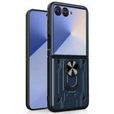 Samsung Galaxy Z Flip7 - EIDERWOOD Hybrid Håndværker Cover m. Kickstand - Grå