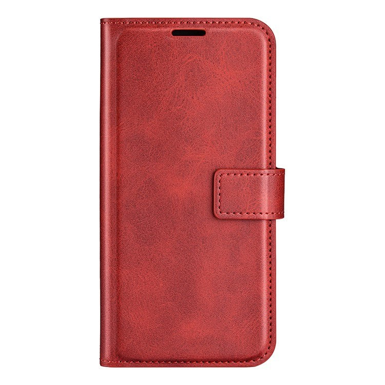 iPhone 17 Pro Max - EIDERWOOD Kunstlæder Flip Cover m. Ståfunktion & Kortholder - Rød