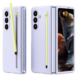 Samsung Galaxy Z Fold7 - EIDERWOOD Hårdt Plastik Cover m. Stylus - Lilla