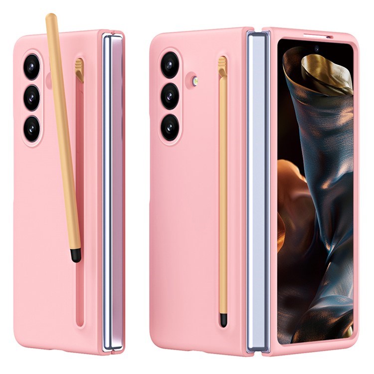 Samsung Galaxy Z Fold7 - EIDERWOOD Hårdt Plastik Cover m. Stylus - Lyserød