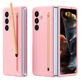 Samsung Galaxy Z Fold7 - EIDERWOOD Hårdt Plastik Cover m. Stylus - Lyserød