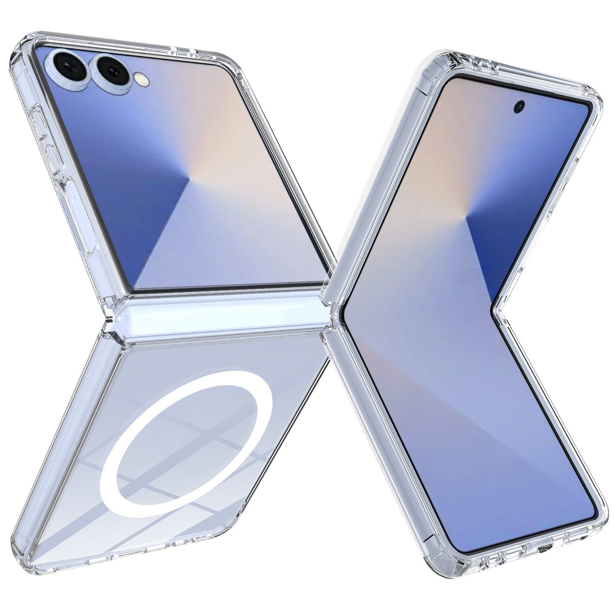 Samsung Galaxy Z Flip7 - EIDERWOOD Hybrid Plastik Cover - MagSafe Kompatibel - Gennemsigtig