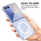 Samsung Galaxy Z Flip7 - EIDERWOOD Hybrid Plastik Cover - MagSafe Kompatibel - Gennemsigtig