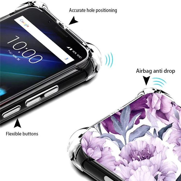 Google Pixel 10 / 10 Pro - EIDERWOOD Plastik Cover m. Stødabsorberende Hjørner - Gennemsigtig